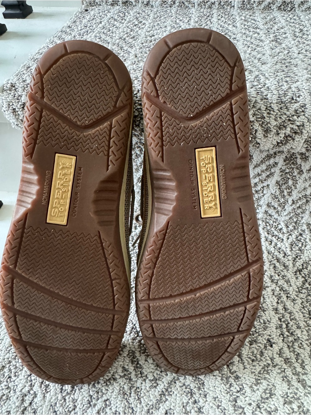 Sperry Top Sliders Men's Suede Boat Shoes in Tan Lace-Up Deck Style Size 11 - Picture 9 of 9